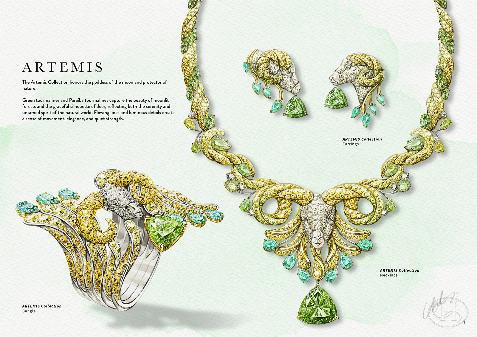 Custom high jewelry — Artemis